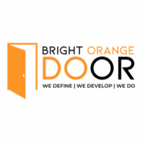 Bright Orange Door